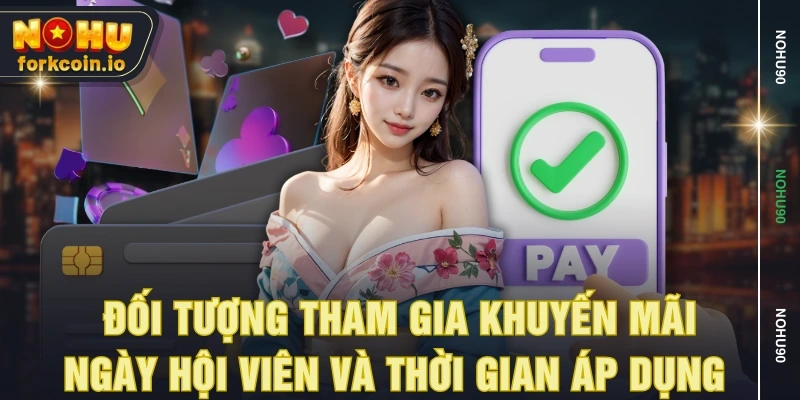 Đối tượng tham gia khuyến mãi ngày hội viên và thời gian áp dụng Đối tượng tham gia khuyến mãi ngày hội viên và thời gian áp dụng